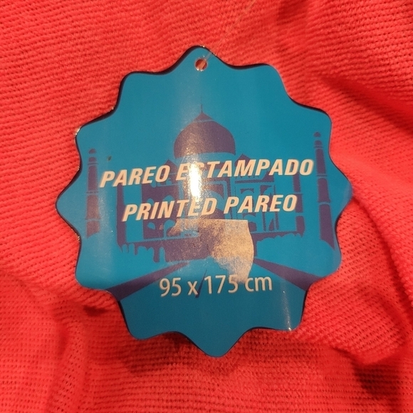 New born flamingo scarf/wrap with tassels - Picture 4 of 6